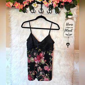 Sakura Satin Feel Floral Camisole